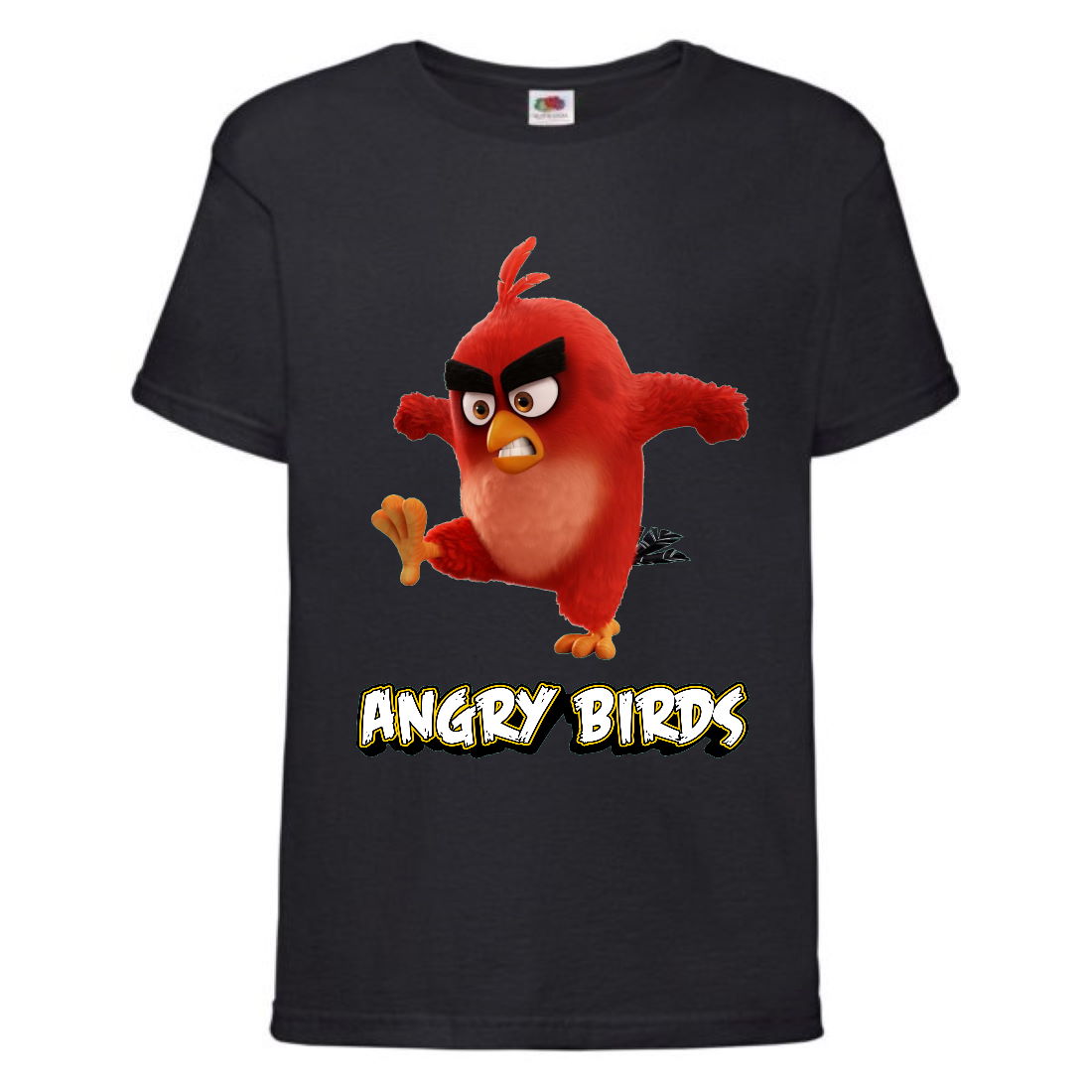 

Футболка детская Энгри Бердс (Angry Birds) черная (AB-red-angry-black) 152 см