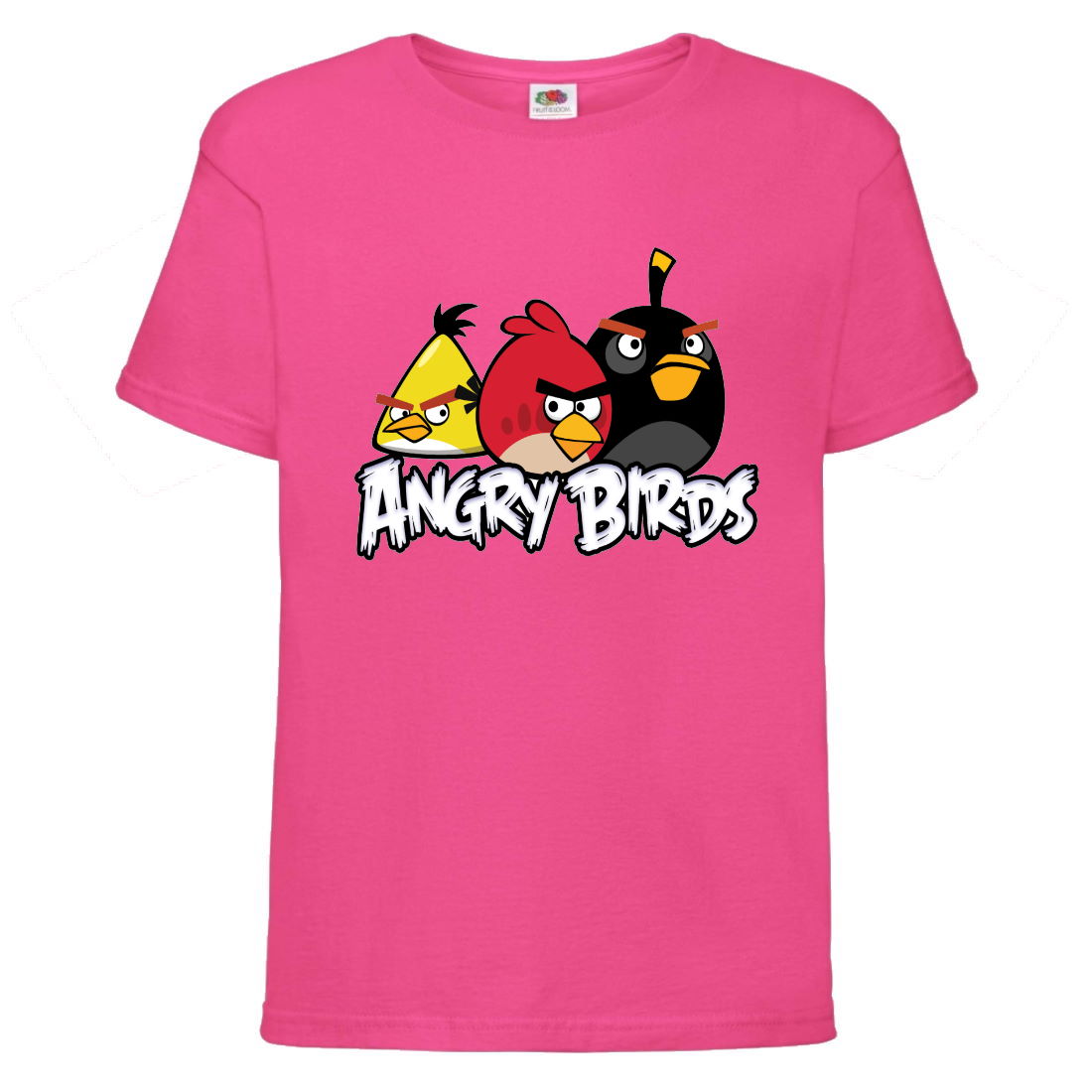 

Футболка детская Энгри Бердс (Angry Birds) розовая (AB-red-chak&bomb-pink) 164 см