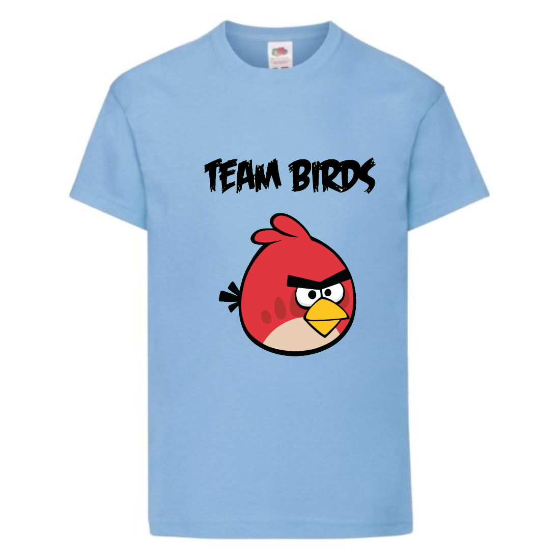 

Футболка детская Энгри Бердс (Angry Birds) светло-голубая (AB-red&tim-blue) 140 см