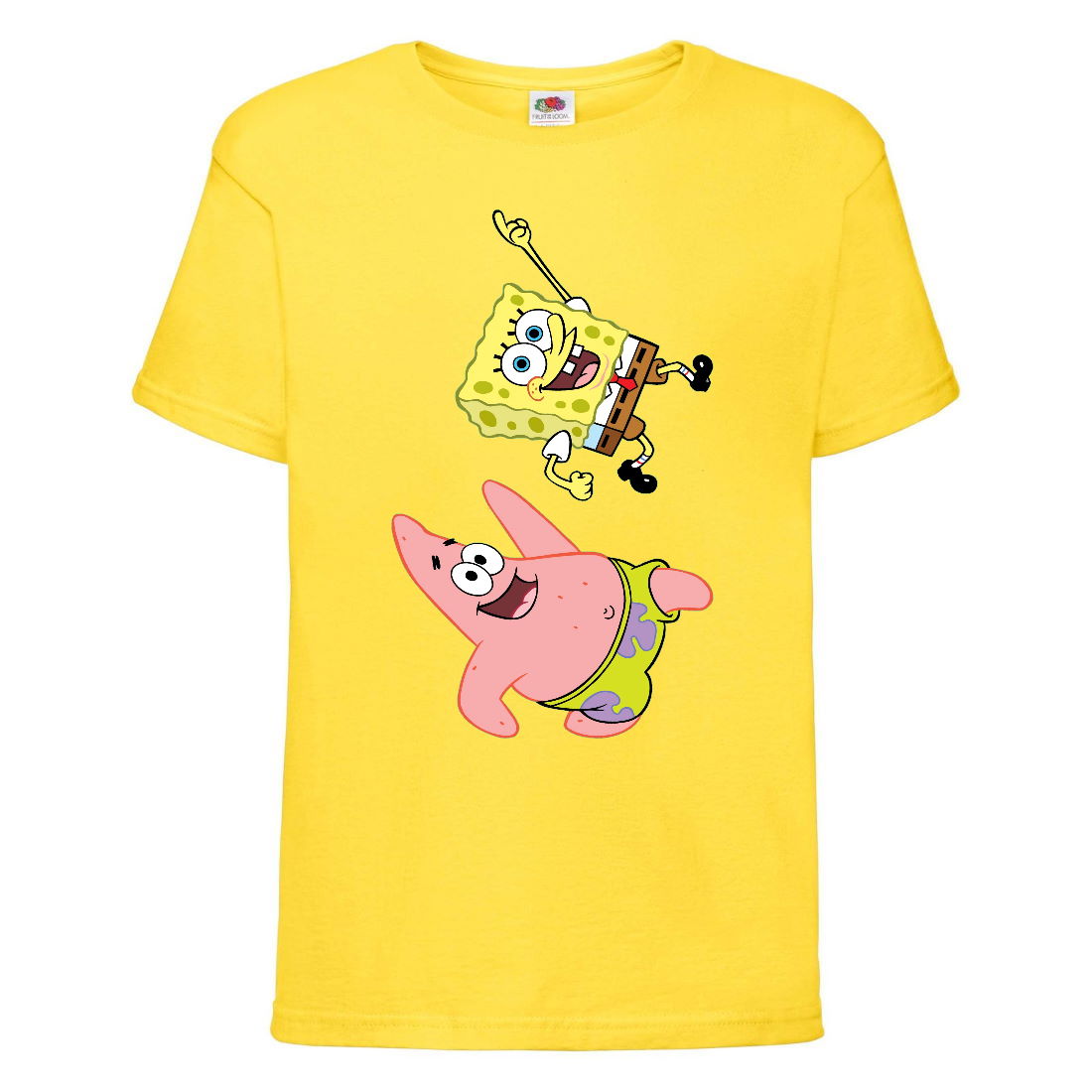 

Футболка детская Спанч Боб 10 (Sponge Bob) желтая 128 см