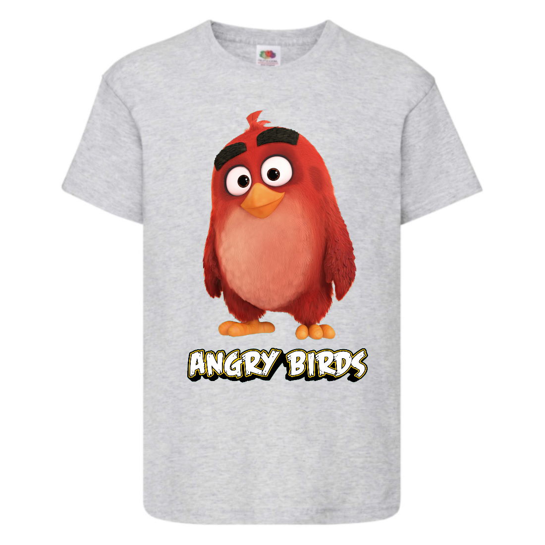 

Футболка детская Энгри Бердс (Angry Birds) серая (AB-red-gray) 1240 см