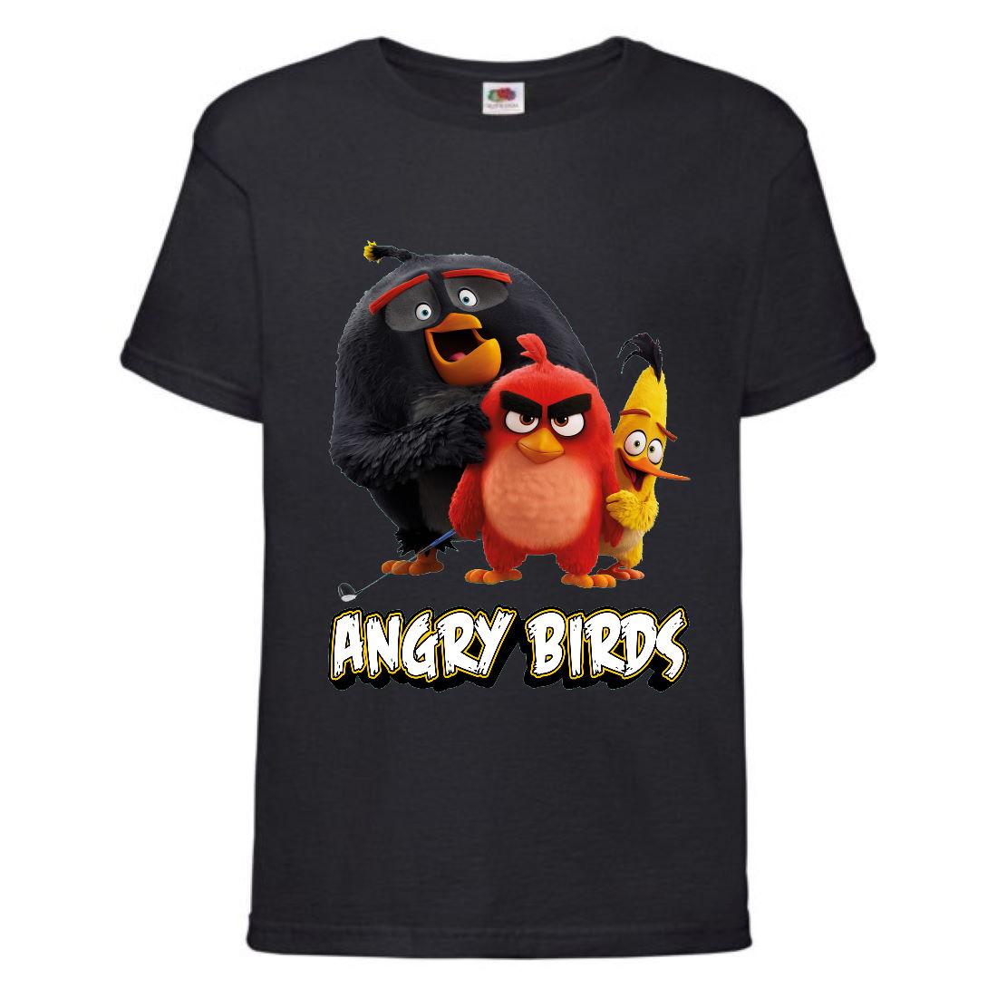 

Футболка детская Энгри Бердс (Angry Birds) черная (AB-red-chak&bomb-3-black) 164 см