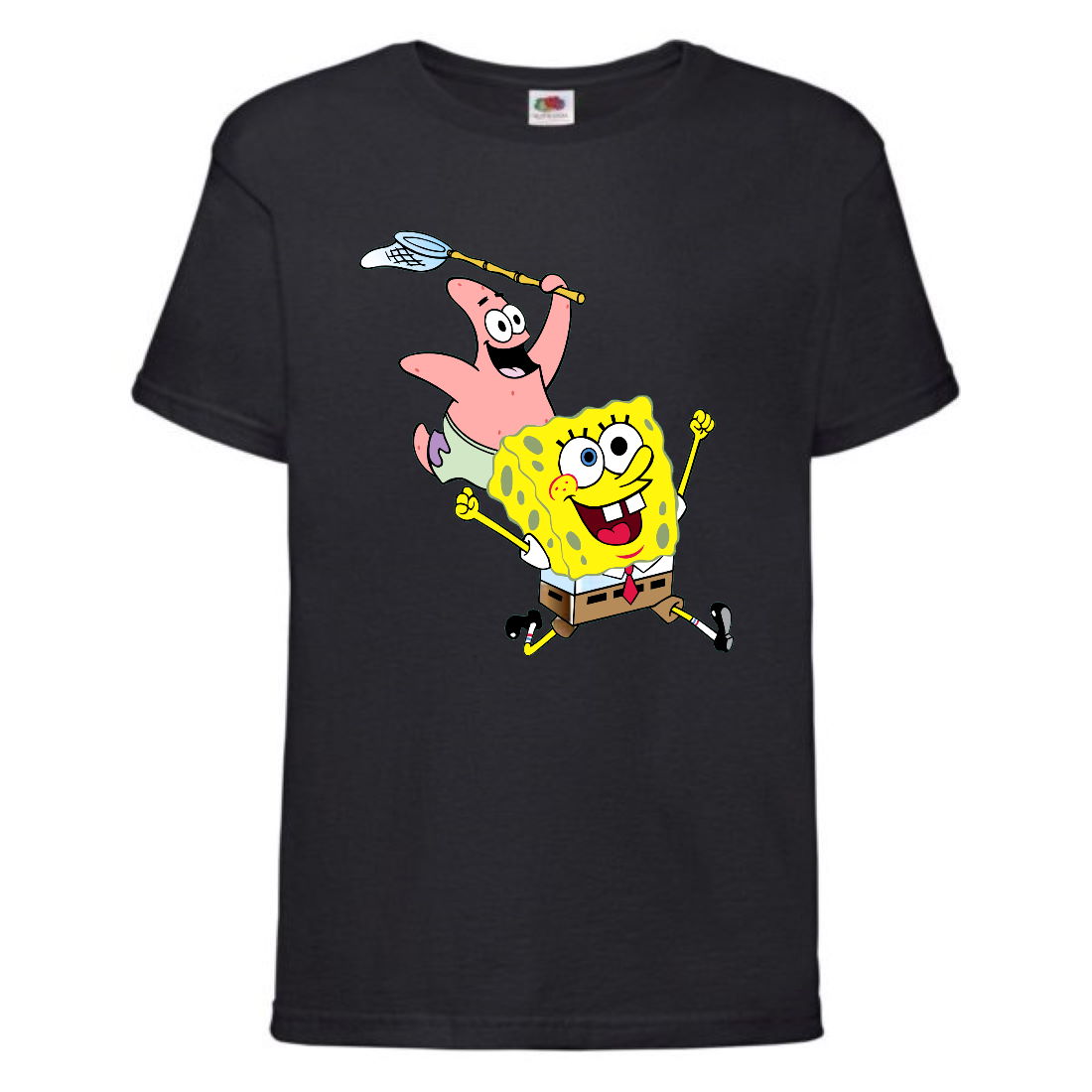 

Футболка детская Спанч Боб 19 (Sponge Bob) черная 140 см
