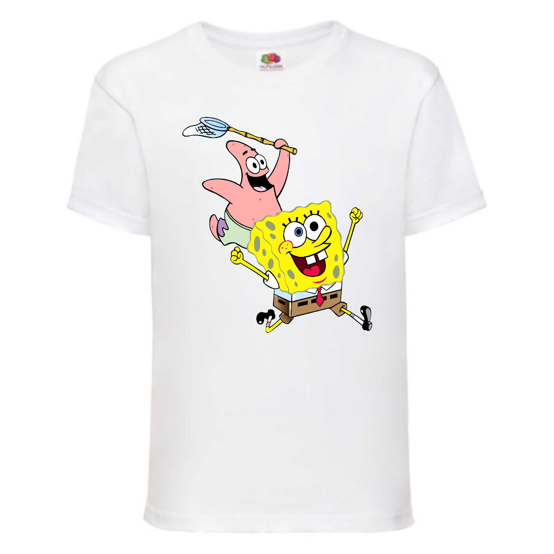 

Футболка детская Спанч Боб 19 (Sponge Bob) белая 104 см