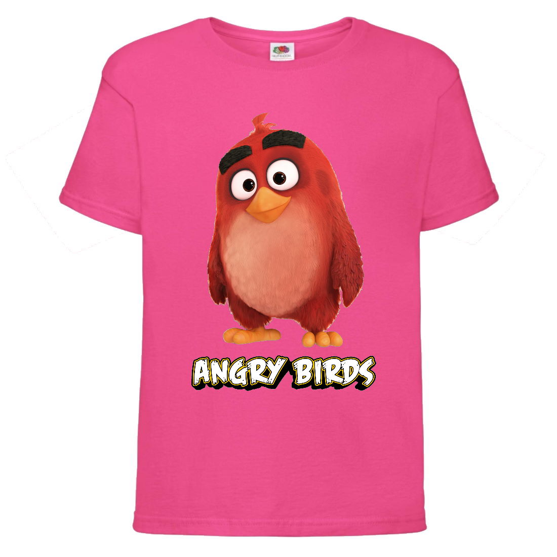 

Футболка детская Энгри Бердс (Angry Birds) розовая (AB-red-pink) 152 см