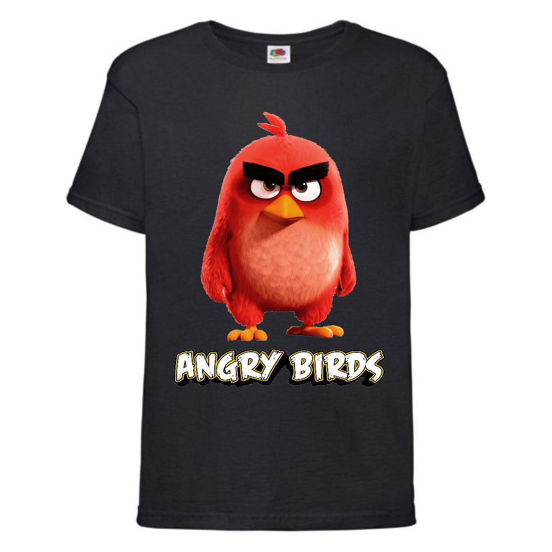 

Футболка детская Энгри Бердс (Angry Birds) черная (AB-red-2-black) 116 см