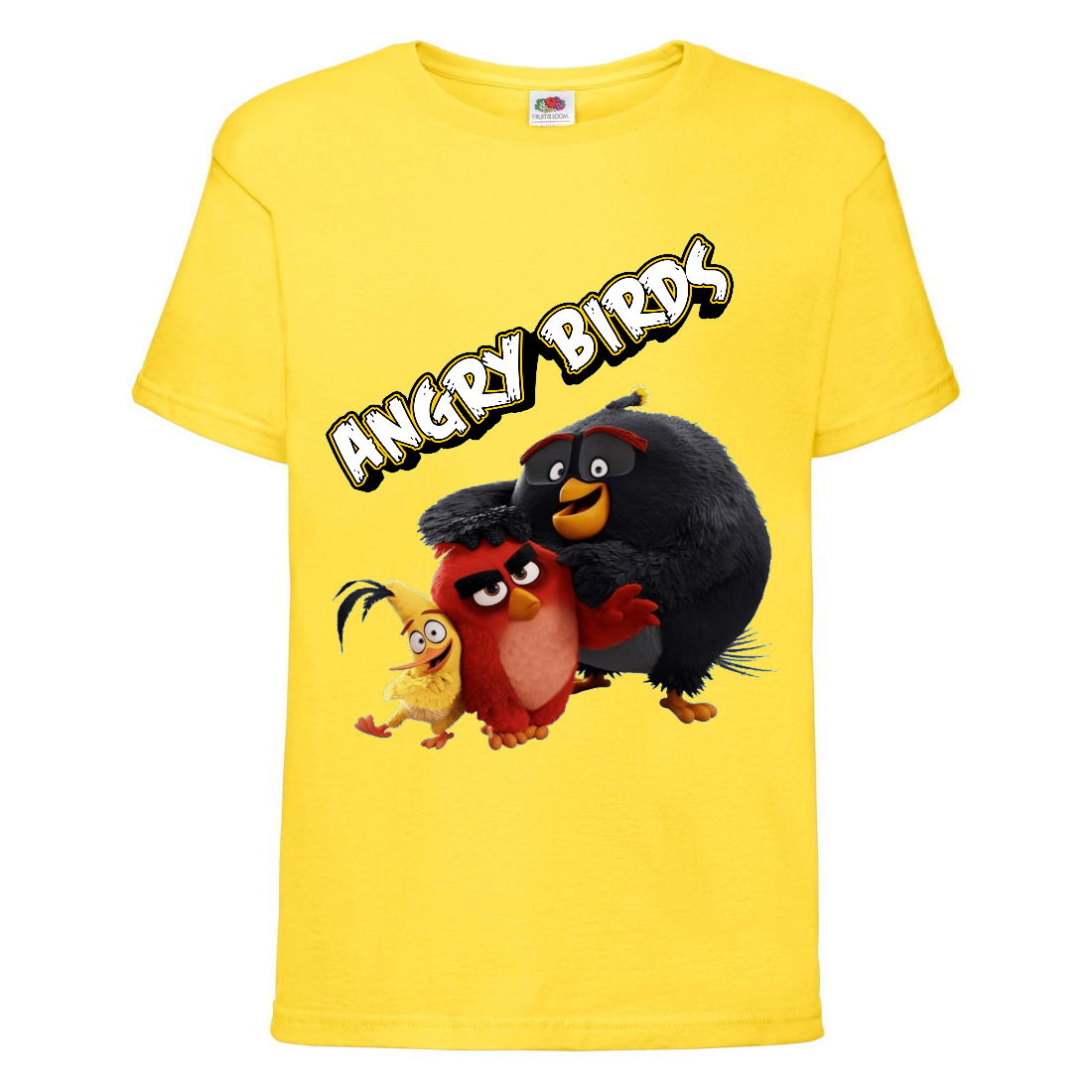 

Футболка детская Энгри Бердс (Angry Birds) желтая (AB-red-chak&bomb-4-yellow) 164 см