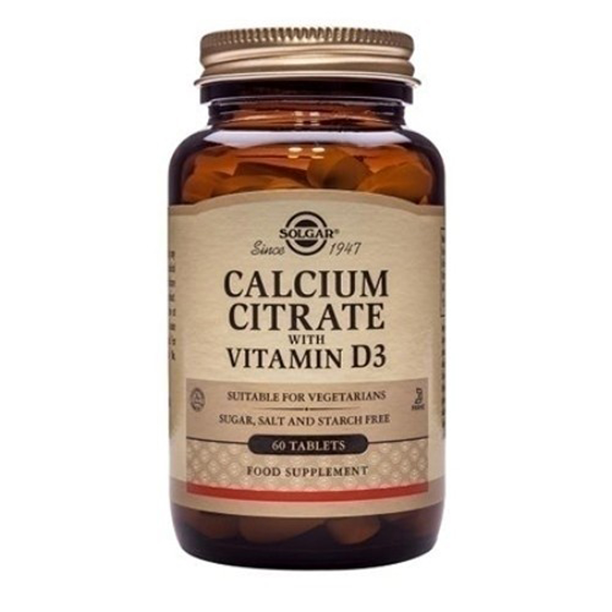 

Витаминно-минеральный комплекс Solgar Цитрат Кальция + Витамин D3 Calcium Citrate with Vitamin D3 60 таблеток