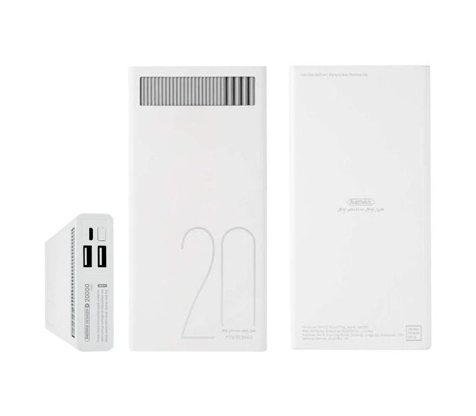 

Портативное зарядное устройство Power Bank Remax RPL-58 Revolution 20000 mAh White
