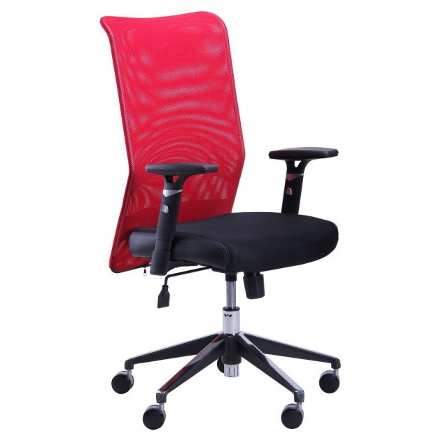 

Офисное кресло AMF Аэро Люкс сиденье Сетка черная, Неаполь N-20/спинка Сетка красная