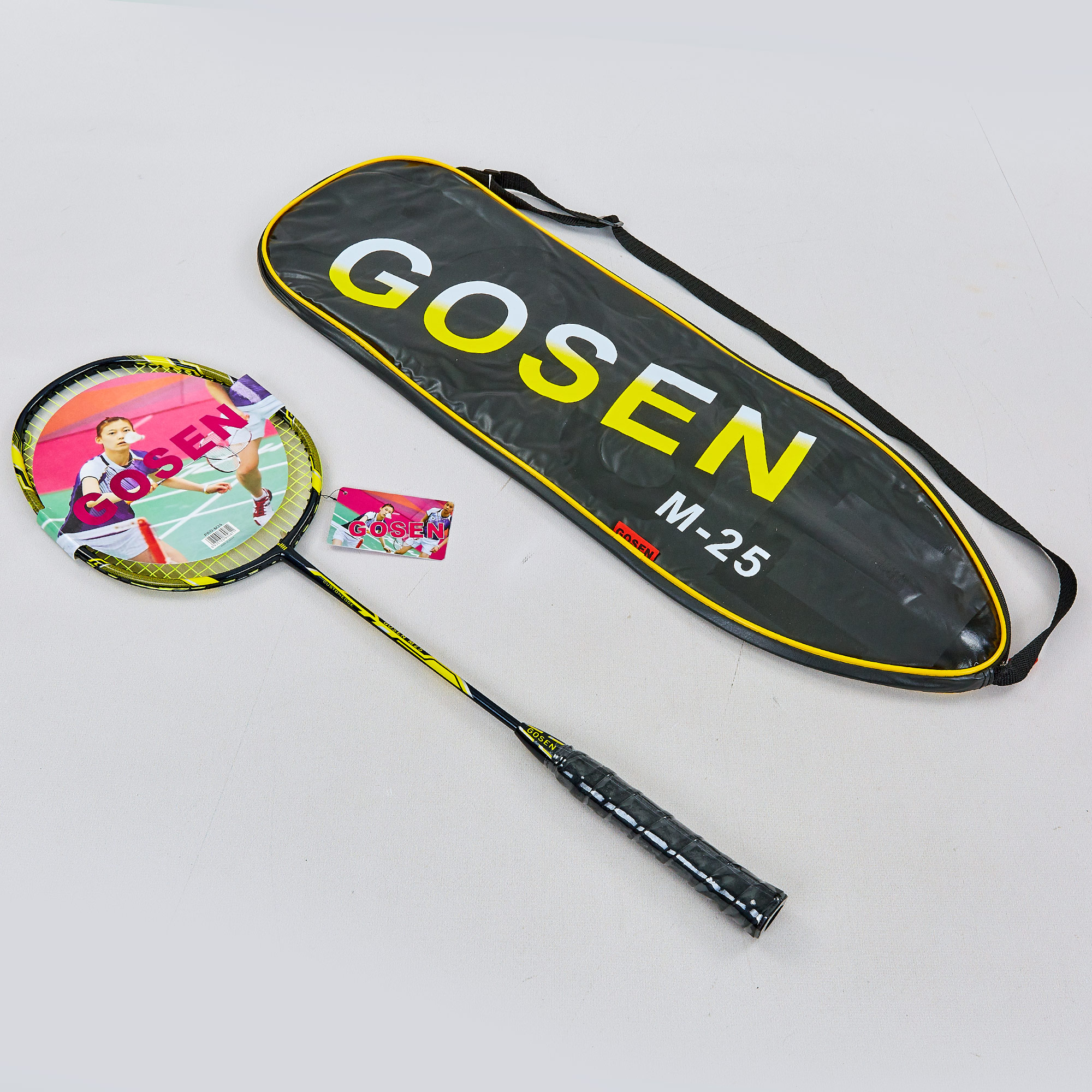 

Ракетка для бадминтона 1штука в чехле GOSEN, Цвет Синий