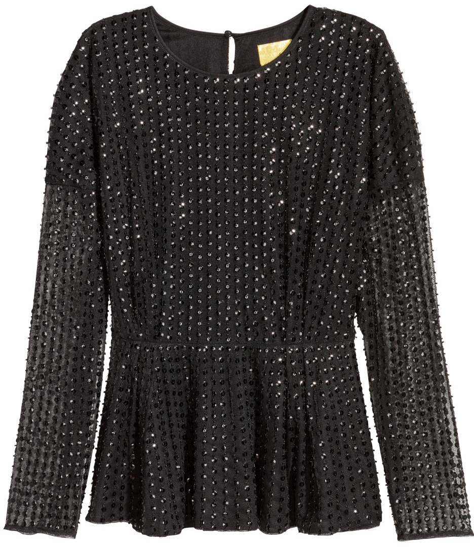 

Блузка H&M 05746776 34 Черная