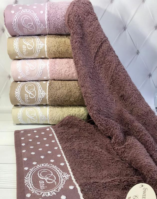 

Набор 6 махровых полотенец Sweet Dreams-4465 70х140см (банные)