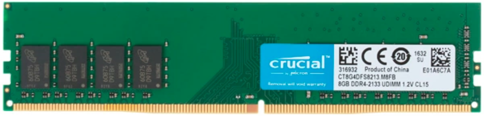 пам'ять Crucial 8Gb DDR4 2133 C15 (CT8G4DFS8213) – фото, отзывы ...