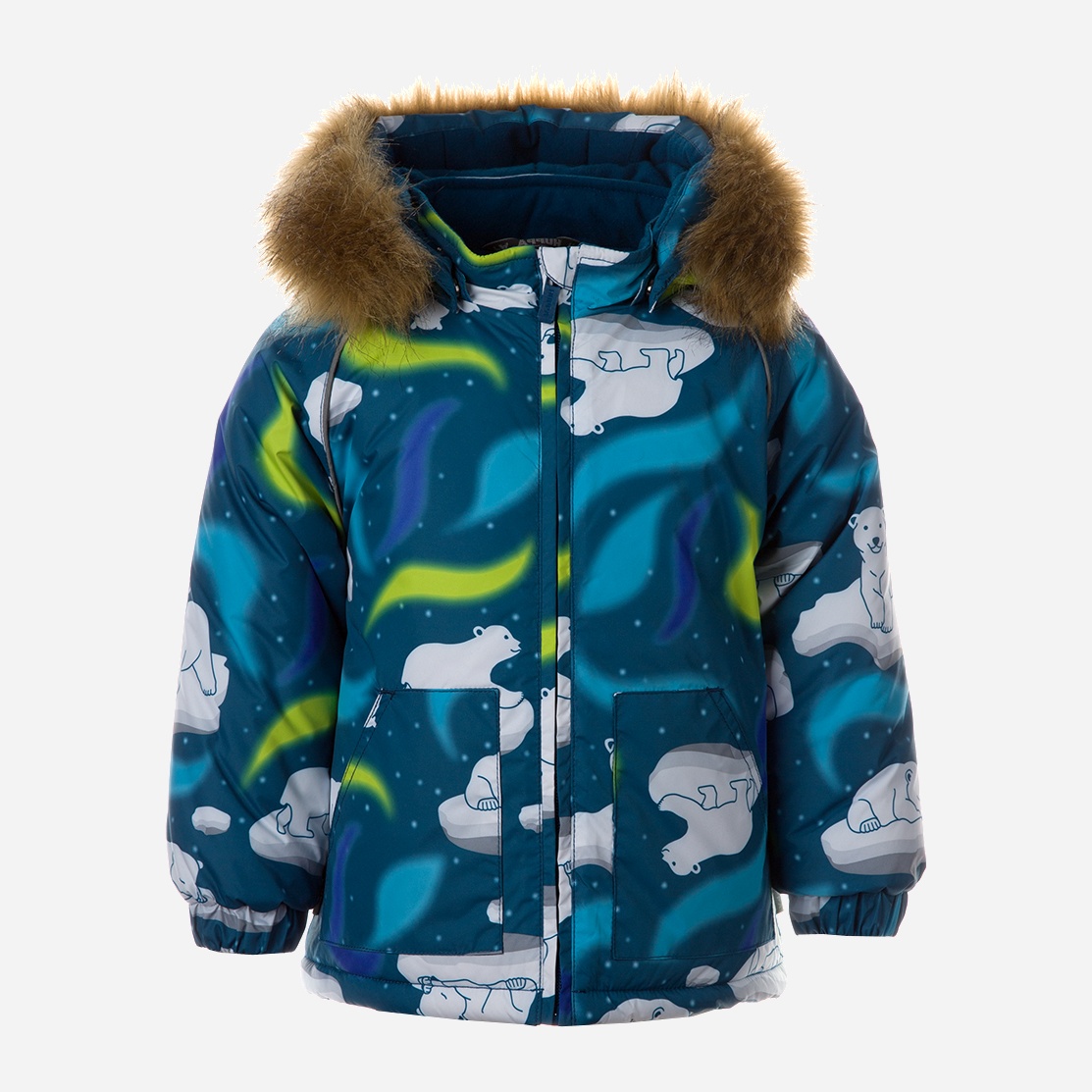 Акция на Дитяча зимова довга куртка для хлопчика Huppa Virgo 17210030-13266 92 см от Rozetka