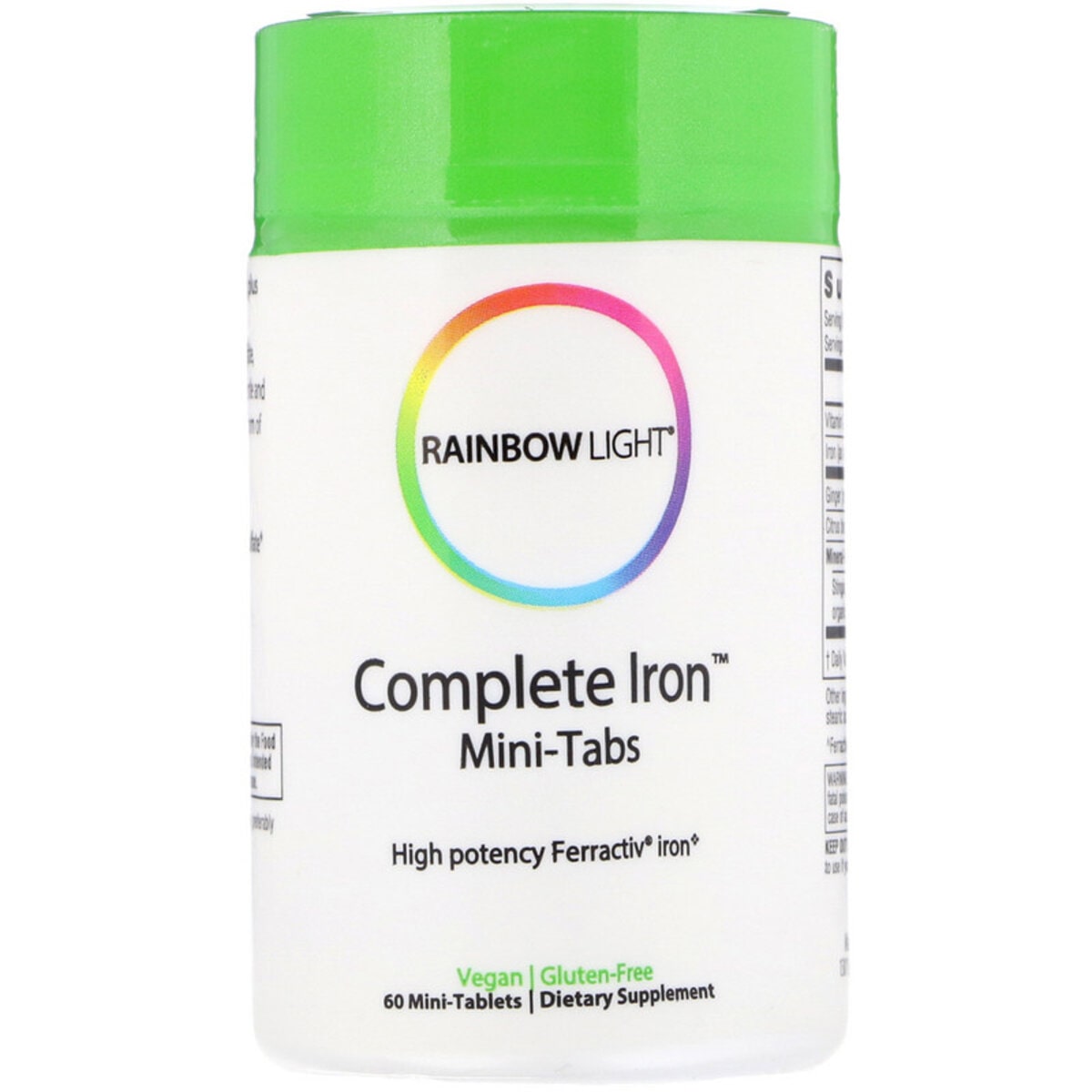 

Минералы Rainbow Light Железо Complete Iron 60 мини таблеток