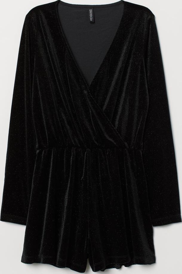 

Комбинезон H&M Divided 06934598 32 Черный с серебристым