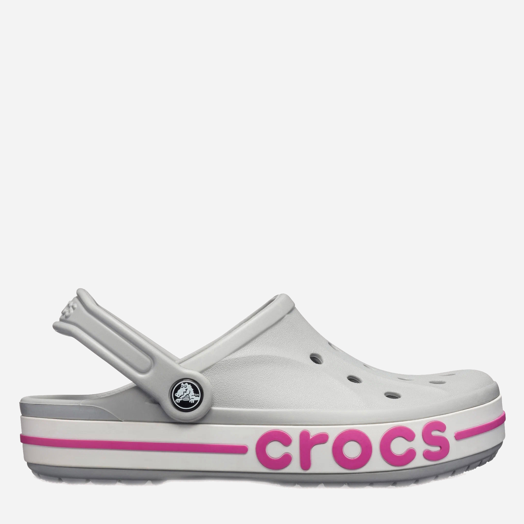 Акція на Жіночі крокси Crocs Bayaband 205089-0FS 41-42 (M8-W10) 26 см Сірі від Rozetka