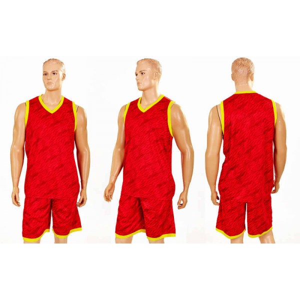 

Форма баскетбольная мужская Camo (красный), Размер XXXXL