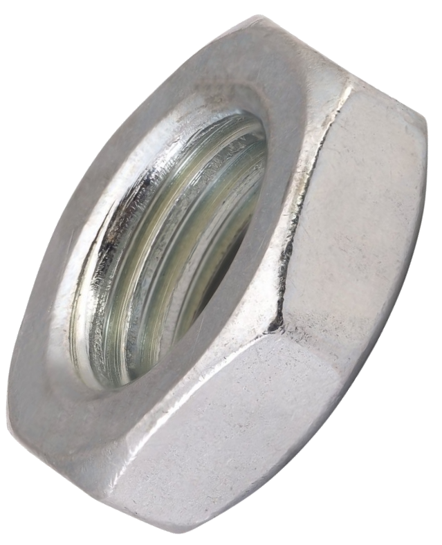 Гайка М20х1,5 DIN439 низька мелкая резьба кл.міц.4 цинк Steelfix 100 шт ...
