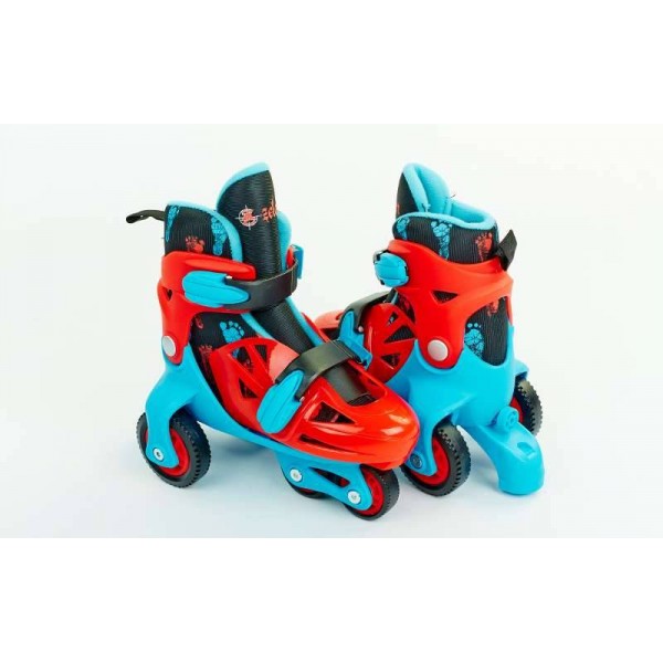 

Роликовые коньки раздвижные детские ZELART RC-2077, Размер 31-35
