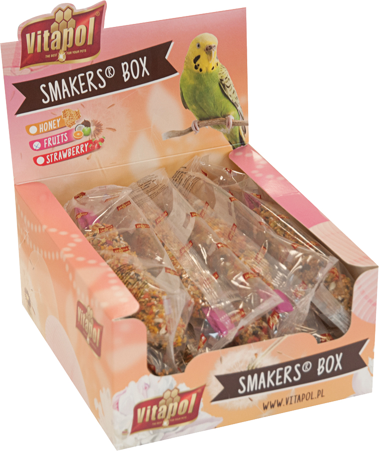 Акція на Набор лакомств для попугаев Vitapol Smakers Box с медом 12 шт (5904479132314) від Rozetka UA