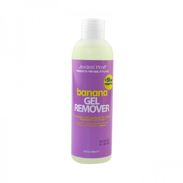 Жидкость для снятия гель-лака Jerden Proff Gel Remover Банан 150 мл ...
