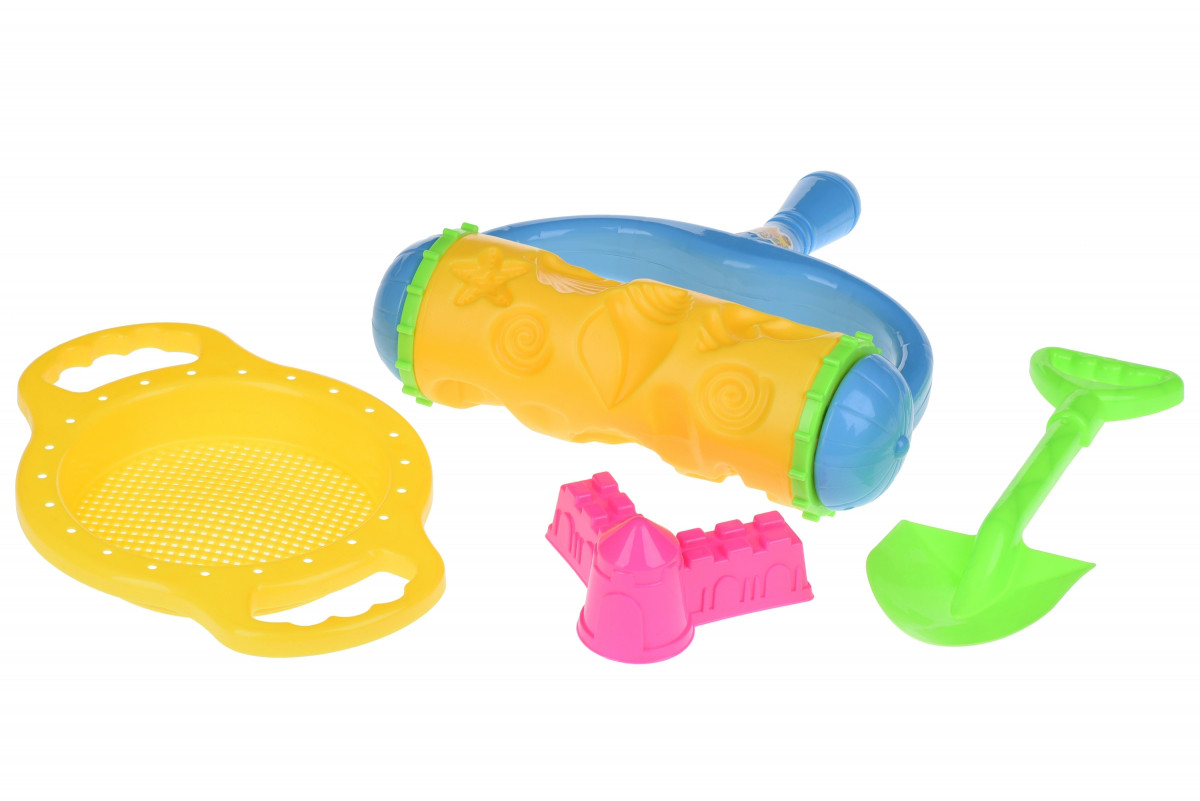 

Набор для игры с песком Same Toy с Валиком (Желтый) 4 шт HY-1904WUt-2
