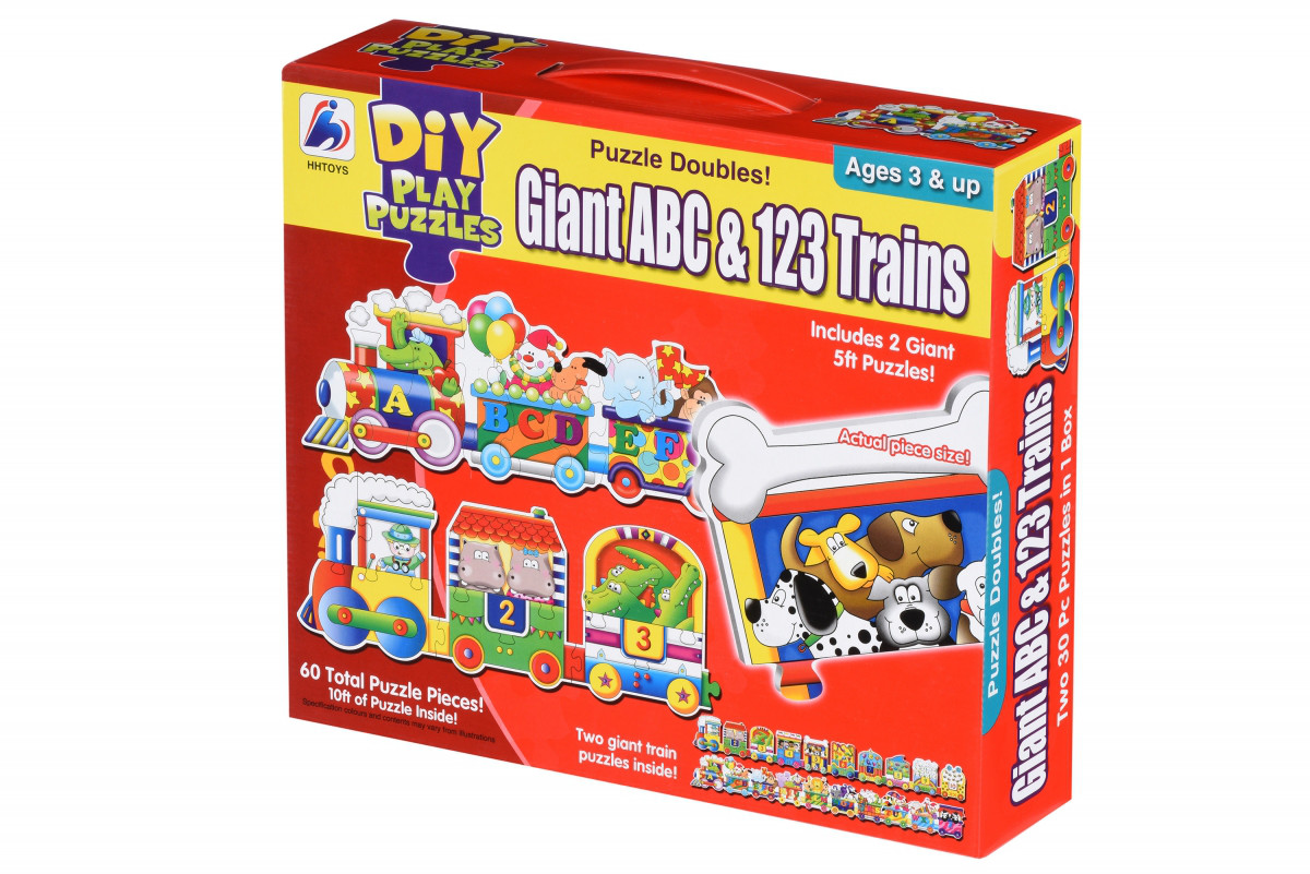 

Пазл Same Toy Большой поезд Букв и Цифр 2095Ut