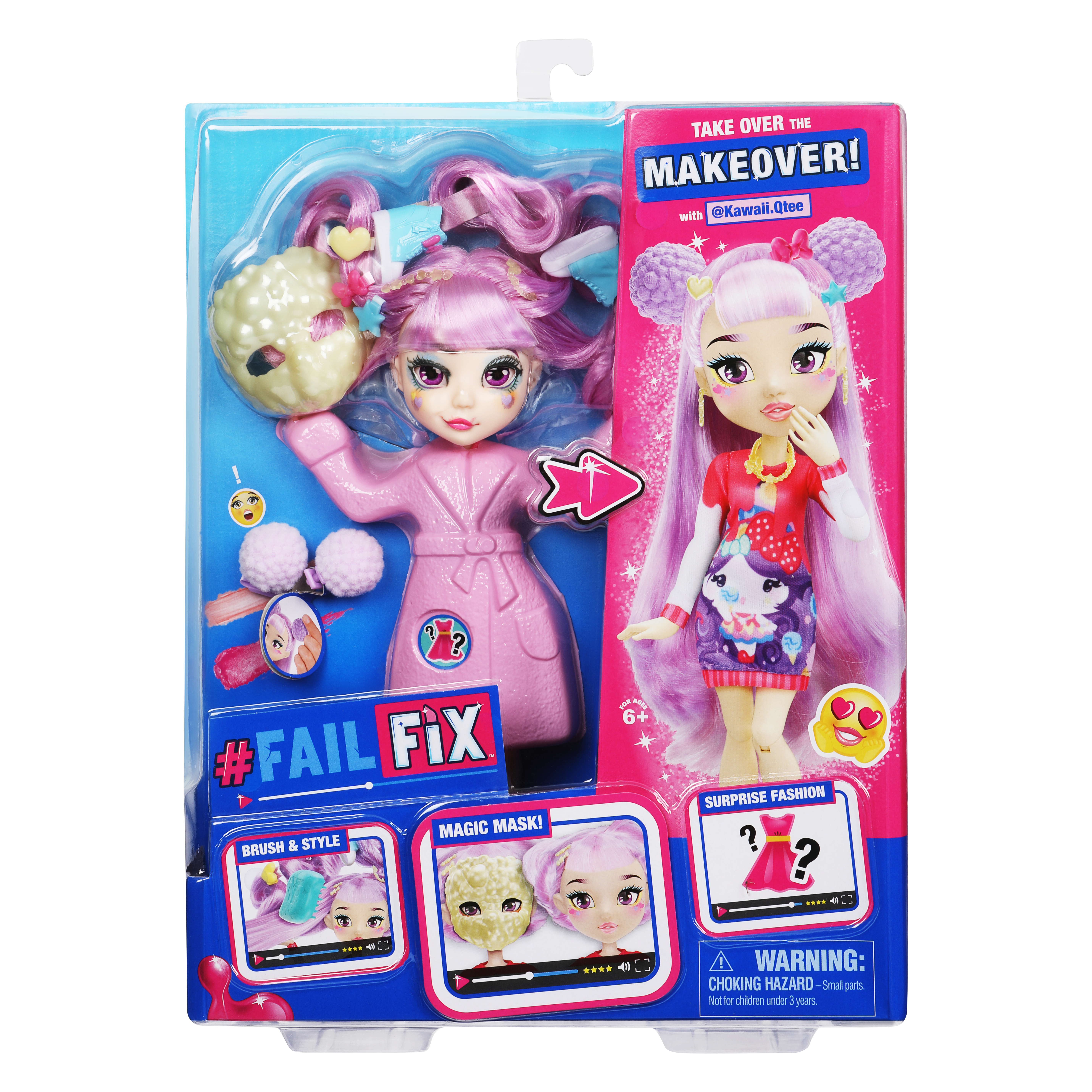 

Игровой набор с куклой FailFix Total Makeover Кьюти Каваи (12801)
