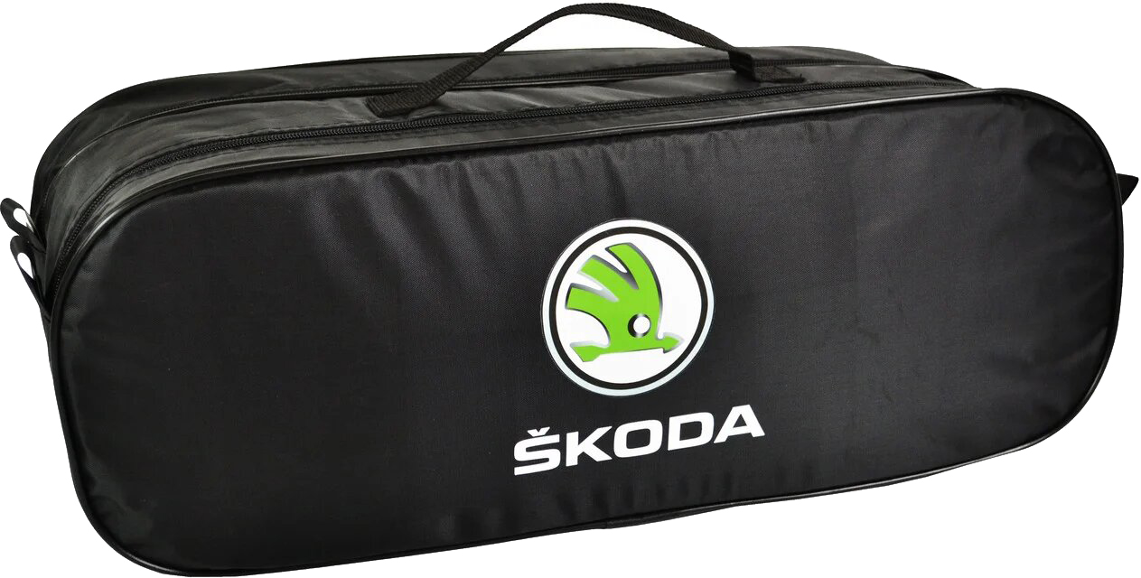 Акція на Сумка-органайзер в багажник Шкода черная размер 50 х 18 х 18 см (03-108-2Д) від Rozetka UA