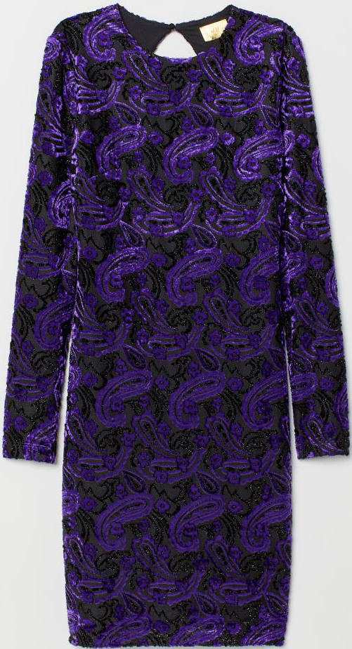 

Платье H&M 06890738 42 Фиолетовое (GT02000000006518_DD3000002867646)