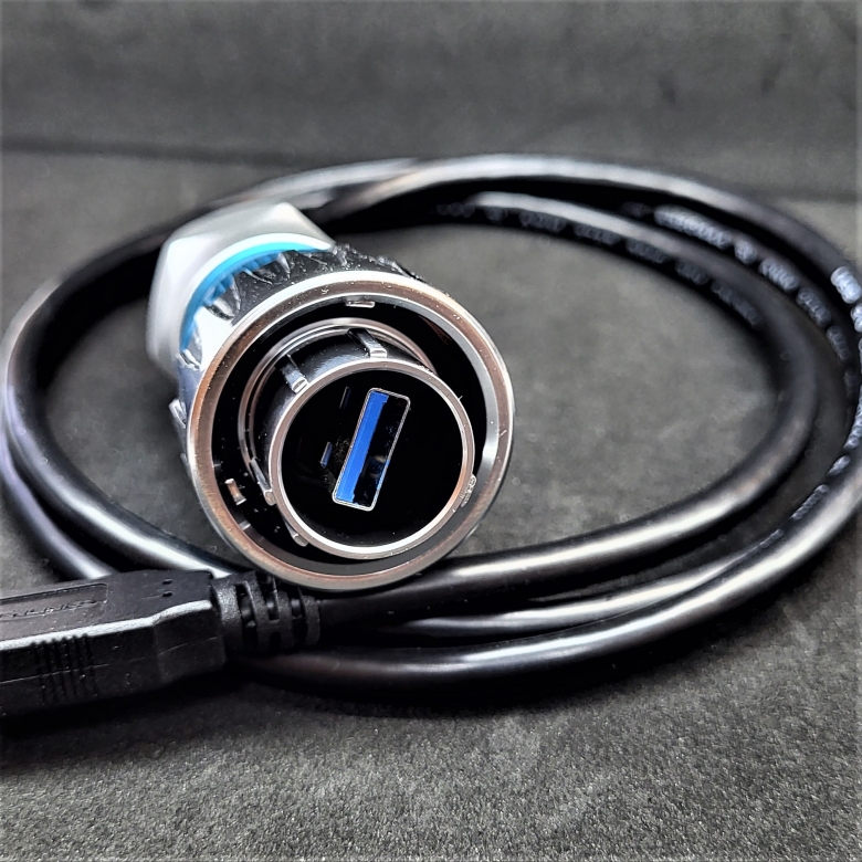 Разъем DH-24-USB3-MP-MP-1M-001 тип DH 24 USB3.0 вилка (папа) на кабель ...