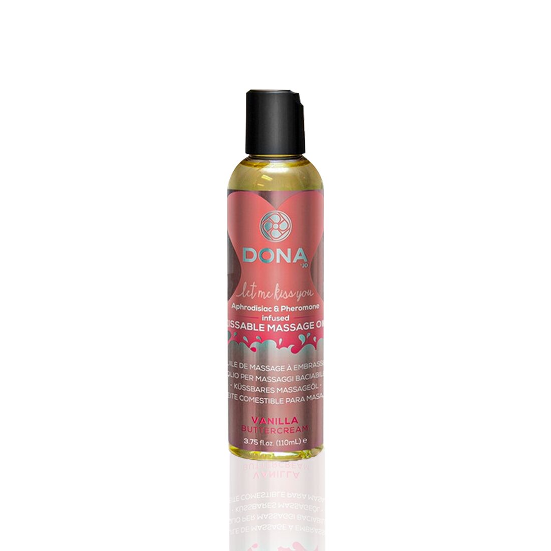 Масажне масло DONA Kissable Massage Oil Vanilla Buttercream (110 мл) от ...