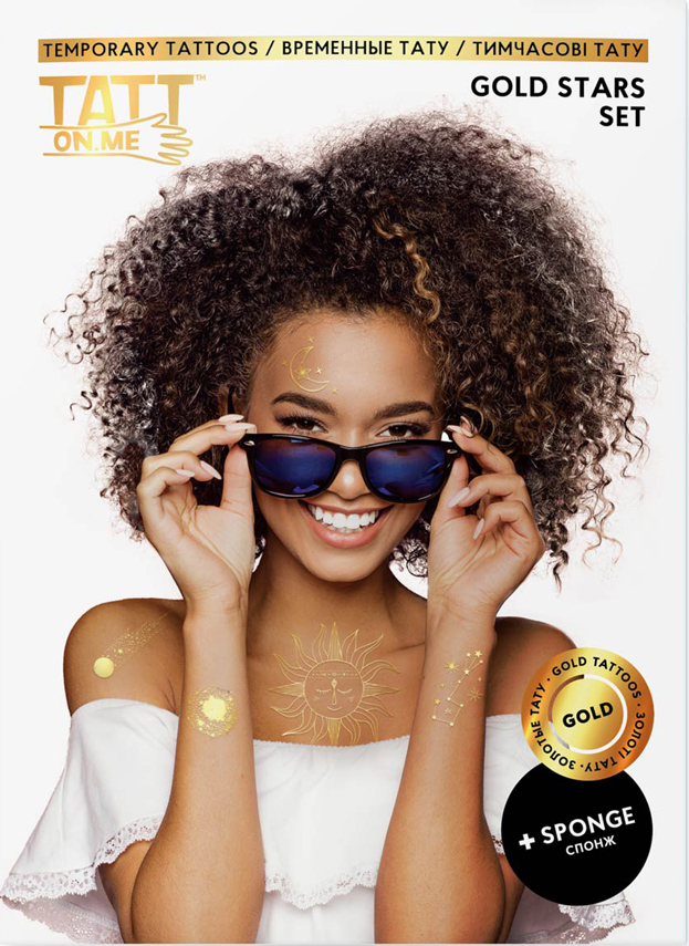 

Временные тату TATTon.me Gold Stars Set (TSGoldStars) (4820191131675)