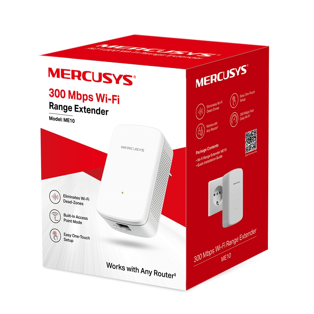 Ретранслятор/повторитель Mercusys ME10 Wi-Fi/LAN/2 встроенные антенны Белый  – фото, отзывы, характеристики в интернет-магазине ROZETKA от продавца:  zakupu | Купить в Украине: Киеве, Харькове, Днепре, Одессе, Запорожье,  Львове