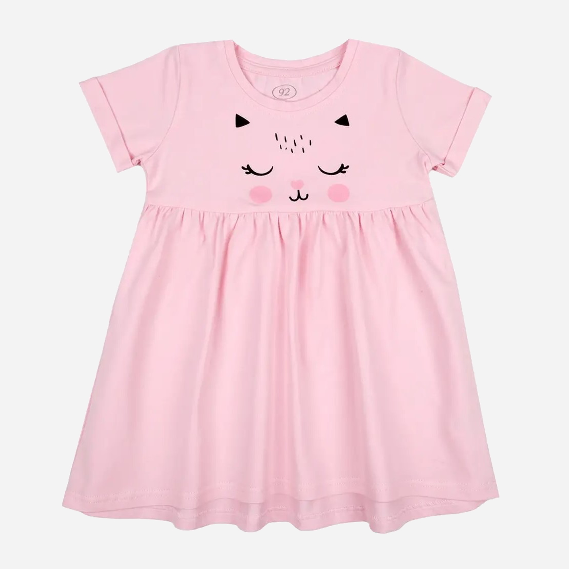 Акція на Дитяче літнє плаття для дівчинки Фламінго 160-417 92 см Рожеве від Rozetka