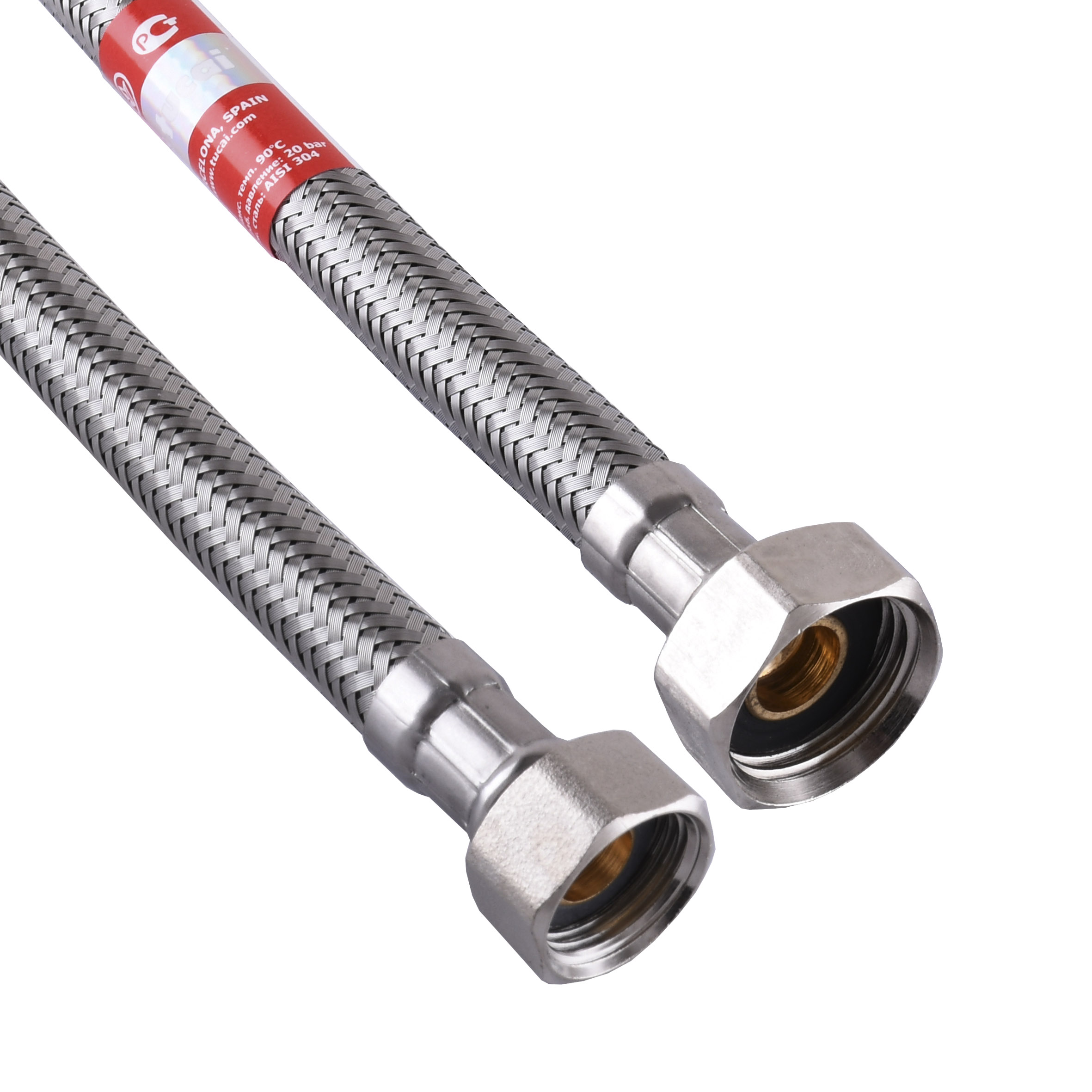 Шланг водяной Tucai 3/8″x1/2″ ВВ 0,2м. TAQ HG-3812-200 200946 – фото ...