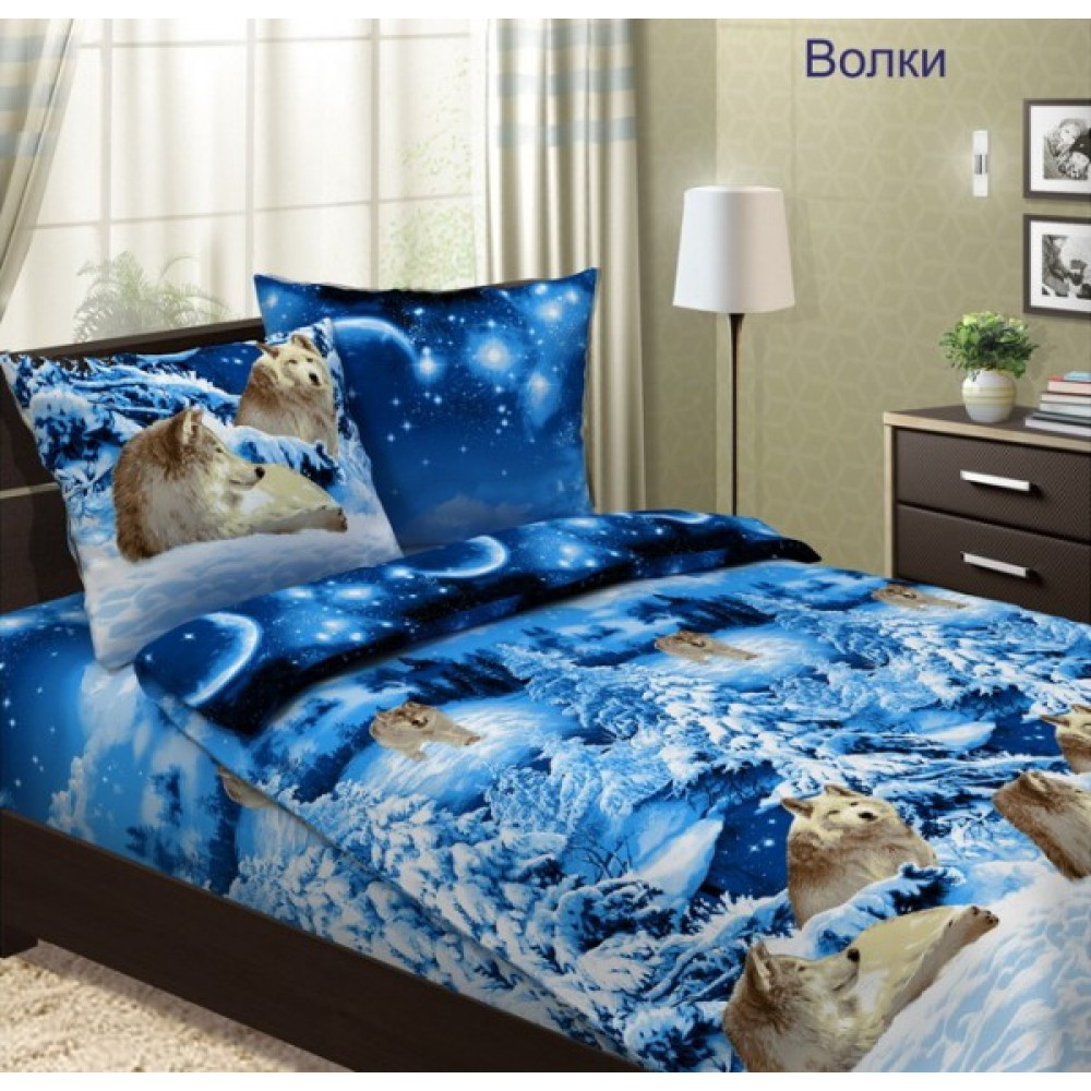 

Постельное белье Nova Postil Волки двуспальный комплект