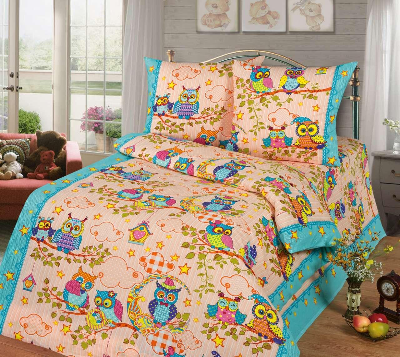 

Постельное белье Nova Postil Совушки подростковый комплект