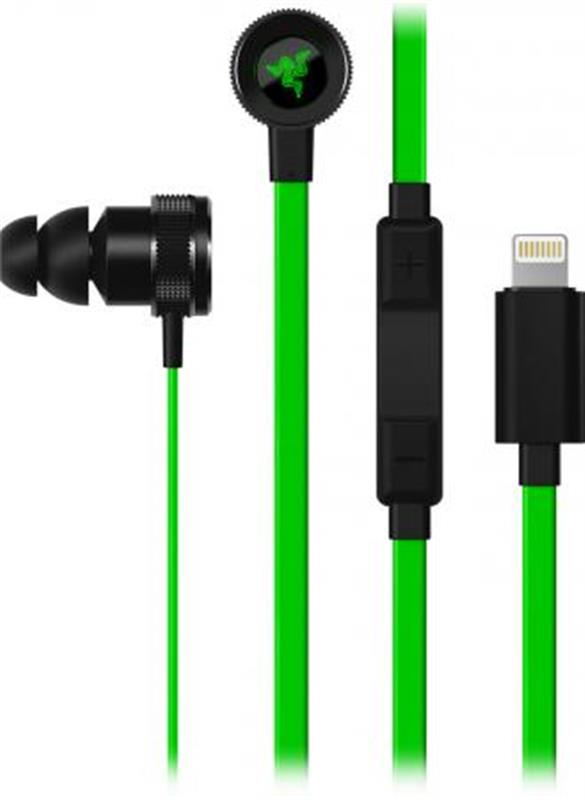 

Наушники гарнитура вакуумные Razer Hammerhead for iOS Black/Green (RZ04-02090100-R3G1)