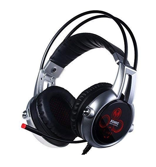 

Наушники гарнитура накладные Somic E95x Black/Silver