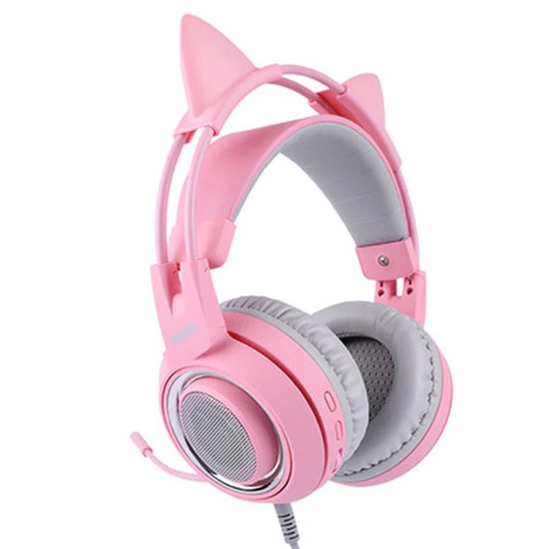 

Наушники гарнитура накладные Somic G951S Pink (9590010364)
