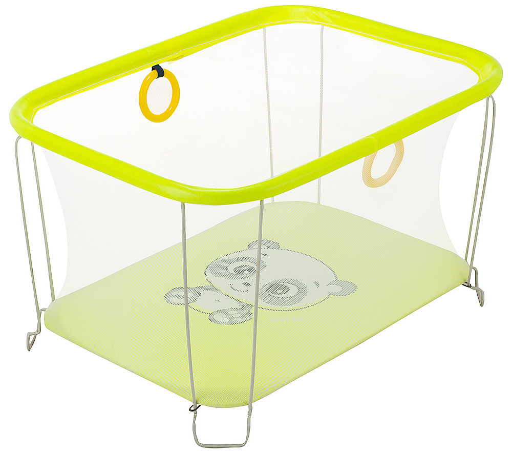 

Детский манеж игровой KinderBox солнышко Желтый панда с мелкой сеткой (SUN 4336)