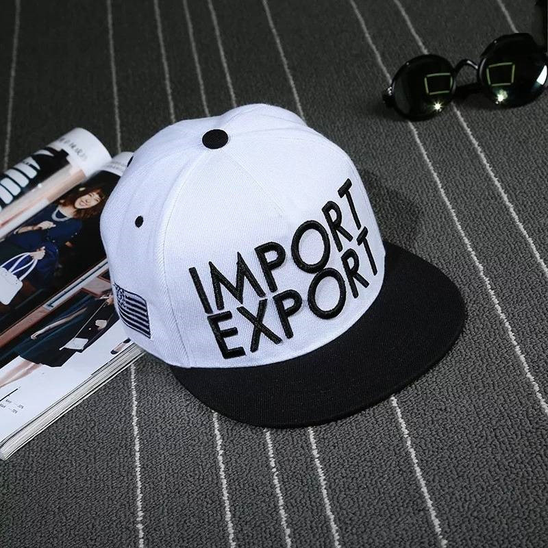 

Кепка снепбек Import Export с прямым козырьком Белая, Унисекс
