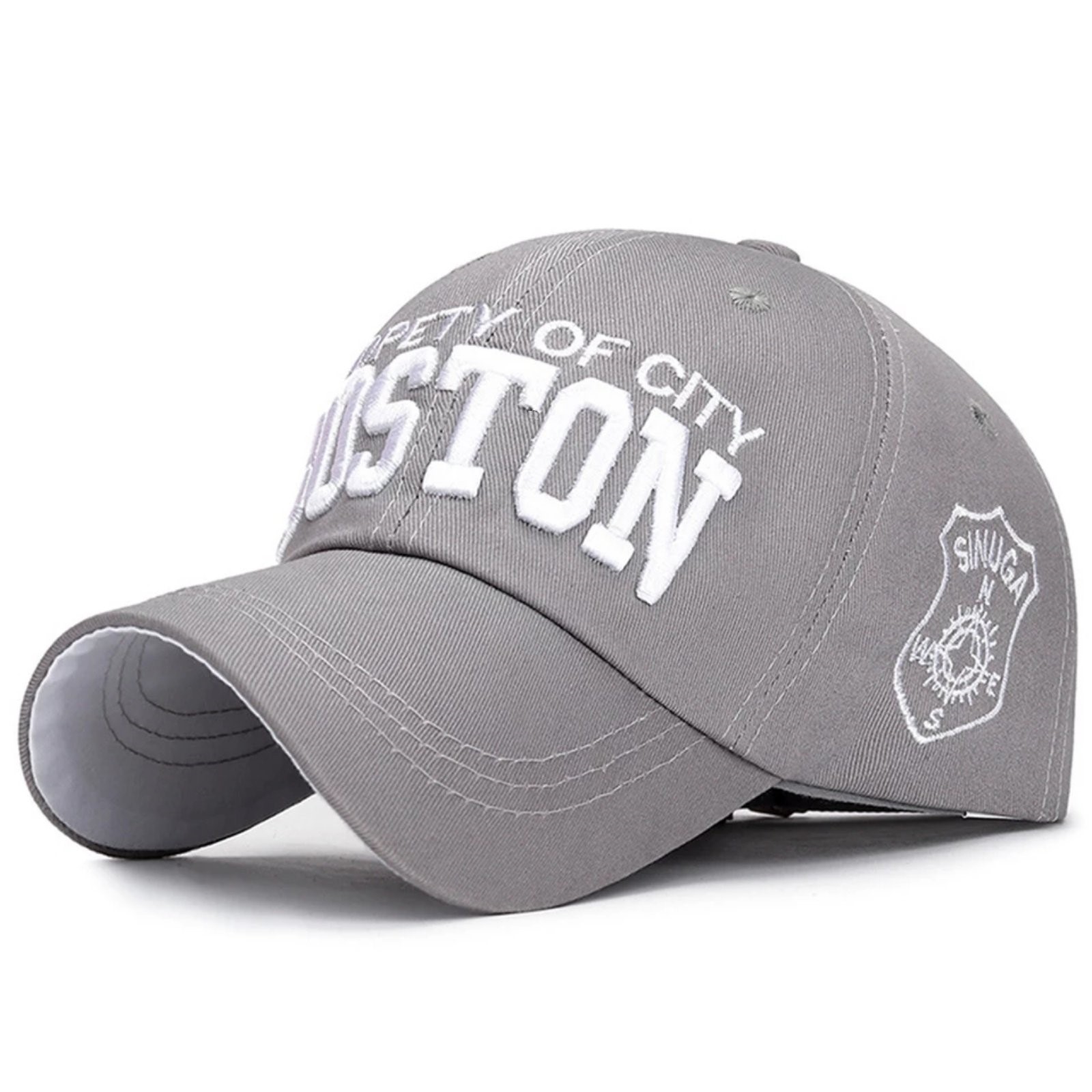 

Кепка бейсболка Boston Серая, Унисекс