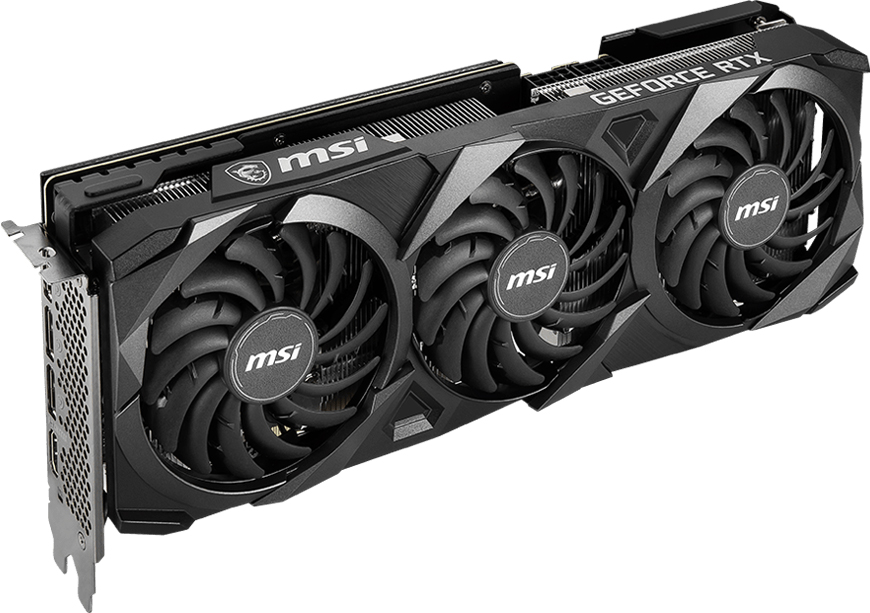 Видеокарта MSI PCI-Ex GeForce RTX 3060 Ti Ventus 3X 8GD6X