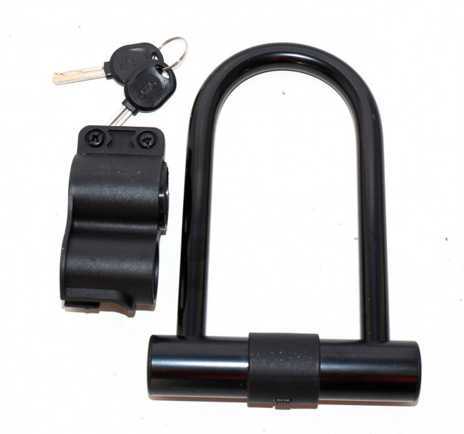 

Замок велосипедный U-lock c ключом (SUO-004)