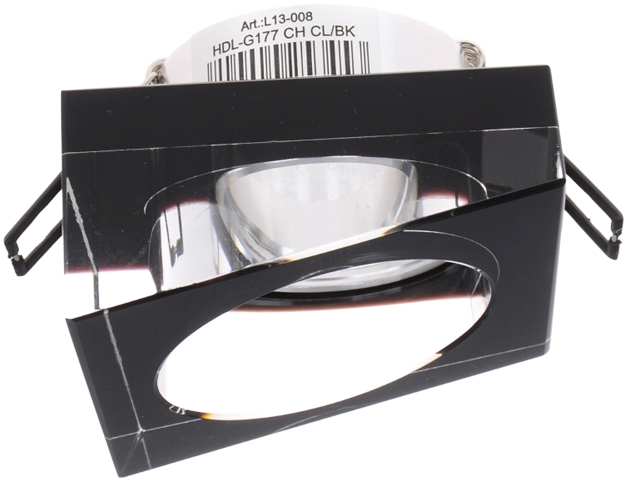 

Светильник точечный Brille HDL-G177 CH CL/BK (L13-008)