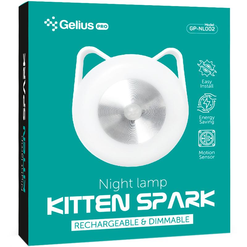 

Gelius Pro Night Lamp KittenSpark GP-NL002 White (Ночная лампа)